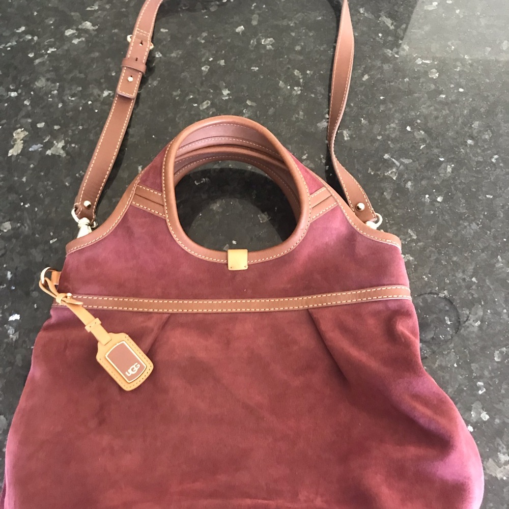 Ugg suede leather purse
